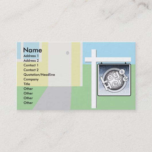 Verkauft - Geschäft Visitenkarte (Vorderseite)