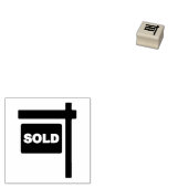 VERKAUFTE BRIEFMARKE GUMMISTEMPEL (Stempel)