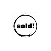 VERKAUFTE BRIEFMARKE GUMMISTEMPEL (Prägung)