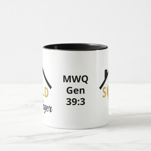 VERKAUFTE FINGER Spaß Real Anwesen Agent Realtor Tasse (Zentrum)