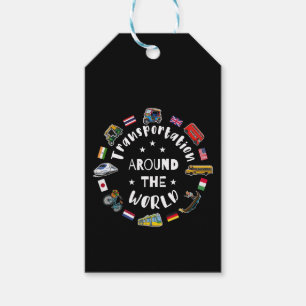 Verkehr auf der ganzen Welt Geschenkanhänger