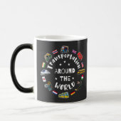 Verkehr auf der ganzen Welt Verwandlungstasse (Links)