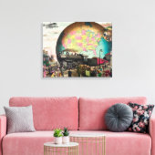 Verkehr des 20. Jahrhunderts, Vintag 1910 Leinwanddruck (Insitu (Wohnzimmer))