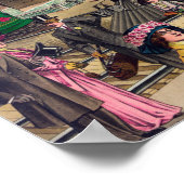 Verkehr des 20. Jahrhunderts, Vintag 1910 Poster (Ecke)