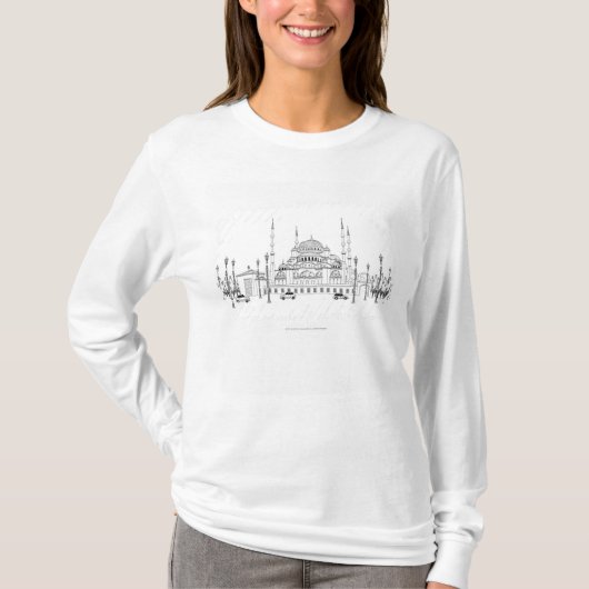 Verkehr durch Moschee T-Shirt (Vorderseite)