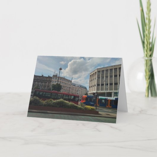 Verkehr in Sheffield Karte (Vorderseite)