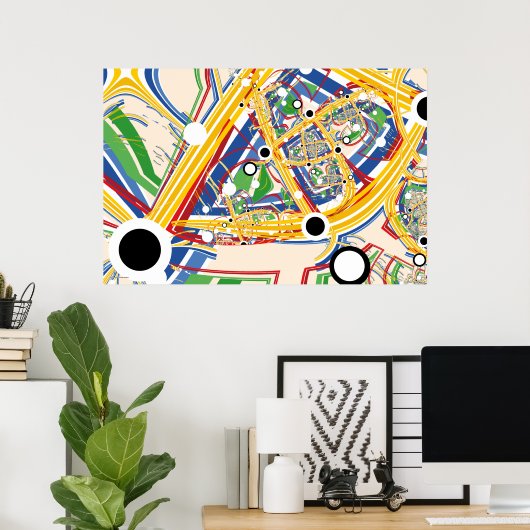 Verkehr Poster (Heimbüro)