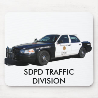 Verkehr Slicktop, SDPD VERKEHRS-ABTEILUNG Mousepad
