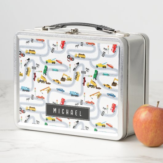 Verkehr von Personenkraftwagen Metall Brotdose (Beispiel)