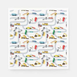 Verkehr von Personenkraftwagen Serviette