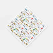 Verkehr von Personenkraftwagen Serviette (Ecke)