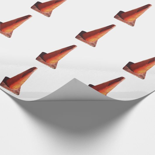 Verkehrs-Kegel Geschenkpapier (Ecke)