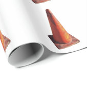 Verkehrs-Kegel Geschenkpapier (Rolleneckpunkt)