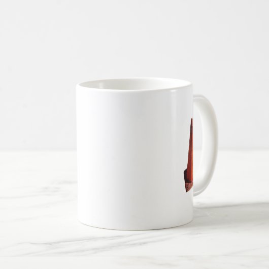 Verkehrs-Kegel Kaffeetasse (VorderseiteRechts)