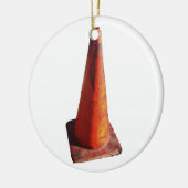 Verkehrs-Kegel Keramikornament (Links)