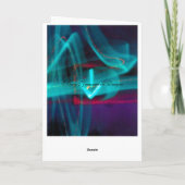 Verkehrs-Pfeil-Gruß-Karte Karte (Rückseite)