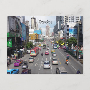 Verkehrsbangkok Postkarte