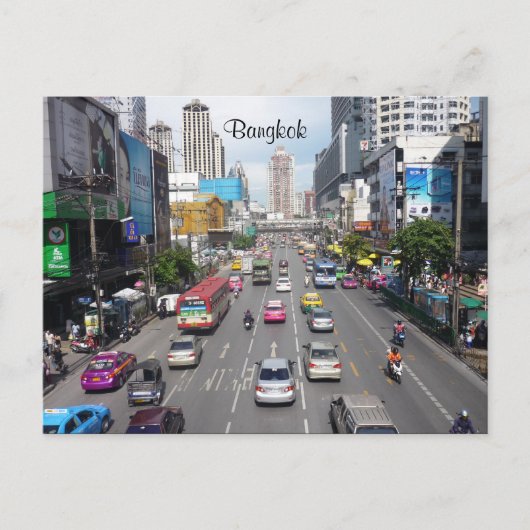 Verkehrsbangkok Postkarte (Vorderseite)