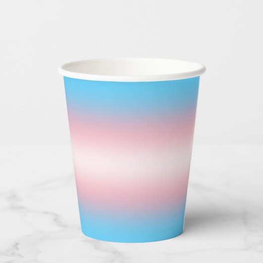 Verkehrsflagge Pappbecher (Rückseite)