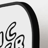 Verkehrsingenieur Autobahnkreuz Pickleball Schläger (Linke Seite)