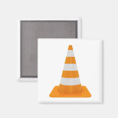 Verkehrskegel Magnet (Vorderseite/Rückseite)