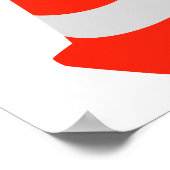 Verkehrskegel Poster (Ecke)