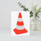 Verkehrskegel Postkarte (Stehend Vorderseite)