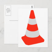 Verkehrskegel Postkarte (Vorne/Hinten)