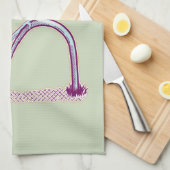 Verkehrsleichter sieht traurig aus geschirrtuch (Viertel Falte)