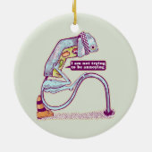 Verkehrsleichter sieht traurig aus keramik ornament (Hinten)