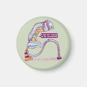 Verkehrsleichter sieht traurig aus magnet