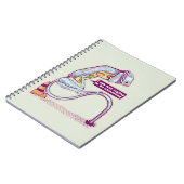 Verkehrsleichter sieht traurig aus notizblock (Linke Seite)