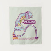 Verkehrsleichter sieht traurig aus wandteppich (Vorderseite)