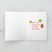 Verkehrslights - Begrüßung Feiertagskarte (Innenseite)