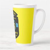 Verkehrspolizei Funny Gift Milchtasse (Rechts)