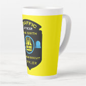Verkehrspolizei Funny Gift Milchtasse (Rechte Ecke)