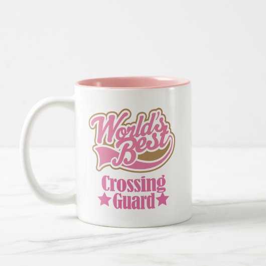 Verkehrspolizei-Geschenk (Welten am besten) Zweifarbige Tasse (Links)