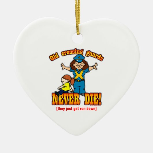 Verkehrspolizeien Keramikornament (Vorne)