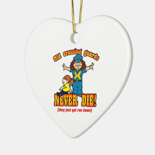 Verkehrspolizeien Keramikornament (Links)