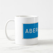 Verkehrsschild Aberystwyth Kaffeetasse (Links)