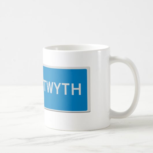 Verkehrsschild Aberystwyth Kaffeetasse (Rechts)