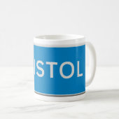 Verkehrsschild Bristol Kaffeetasse (VorderseiteRechts)