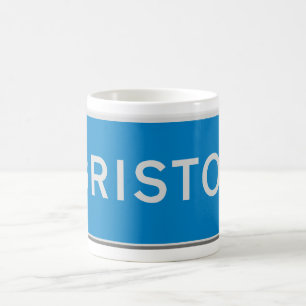Verkehrsschild Bristol Kaffeetasse