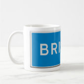Verkehrsschild Bristol Kaffeetasse (Links)