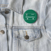 Verkehrsschild Edmontons, Kanada Button (Beispiel)