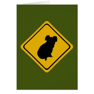 Verkehrsschild Koala