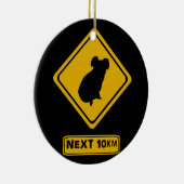 Verkehrsschild Koala Keramikornament (Rechts)