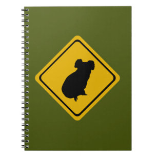 Verkehrsschild Koala Notizblock