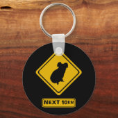 Verkehrsschild Koala Schlüsselanhänger (Vorderseite)