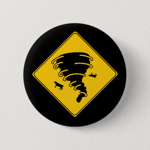 Verkehrsschild-Tornado Button